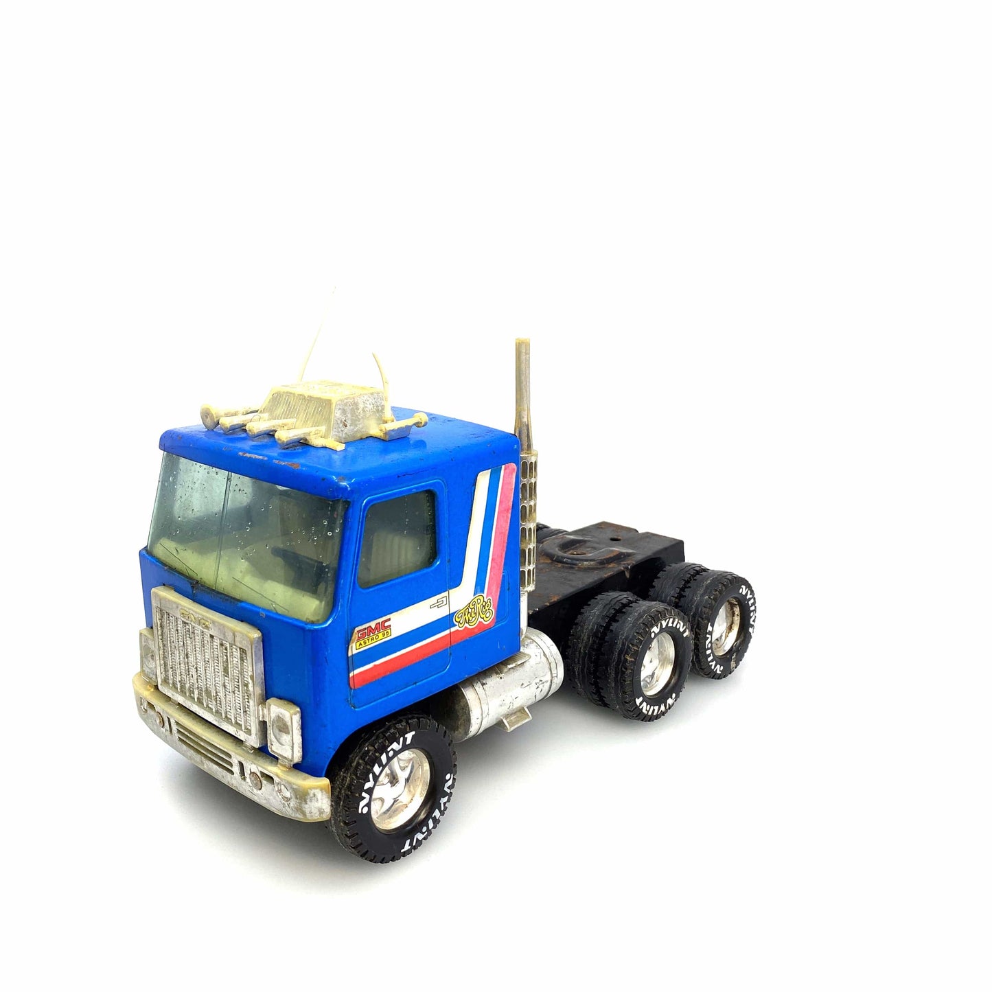 Vintage Nylint GMC Cab over Astro Tractor Trailer 18 Wheeler "The Rig" Semi Truck 22"