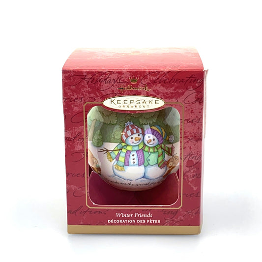 Hallmark Keepsake Tammy Haddix Winter Friends Christmas Tree Ornament, 2001