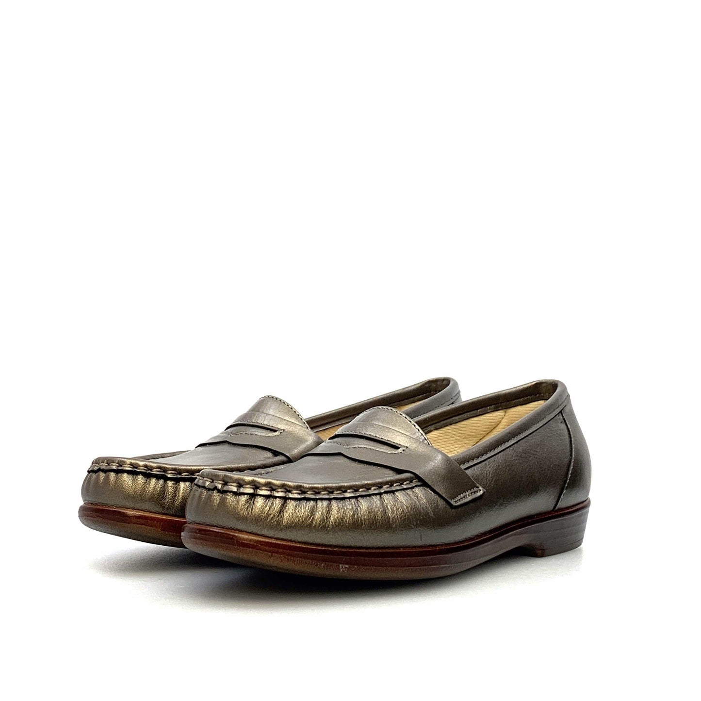 SAS Womens Wink Loafers New Pewter Shoes Tripad Comfort Walking