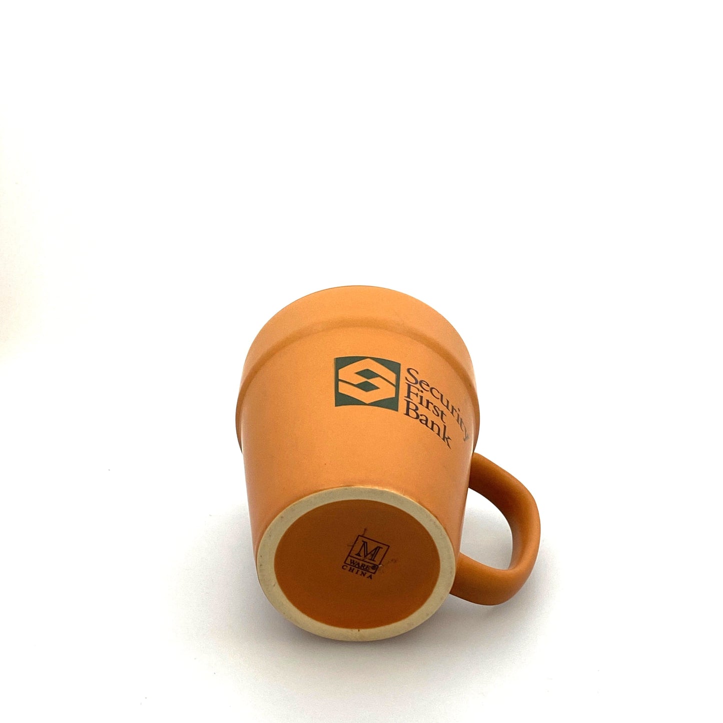 Security First Bank Terracotta “Flower Pot” Coffee Cup, 12 Oz.