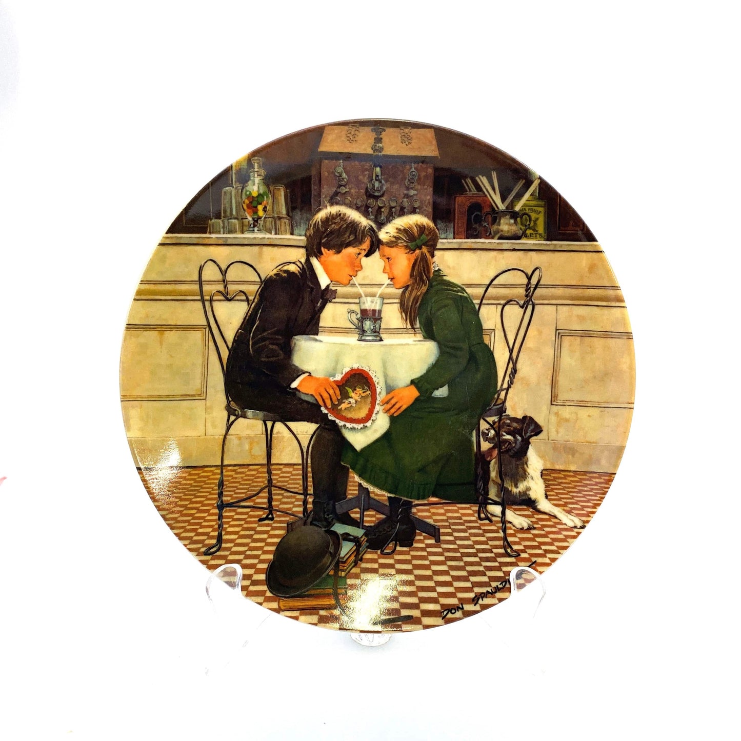 Vintage Knowles “Valentine’s Day” RARE Don Spaulding Collector Plate 1981