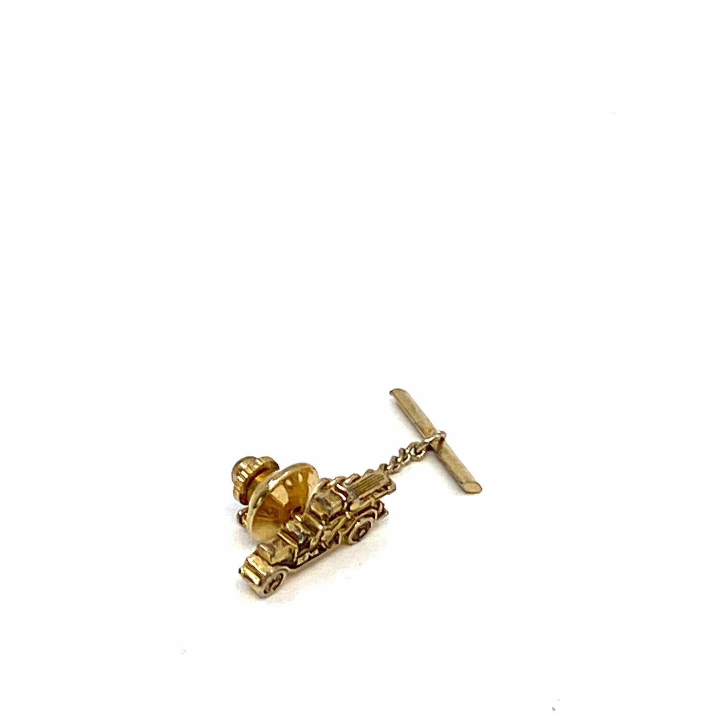 Vintage Fire Engine Tie Tack Pin with Chain by Sarah Coventry