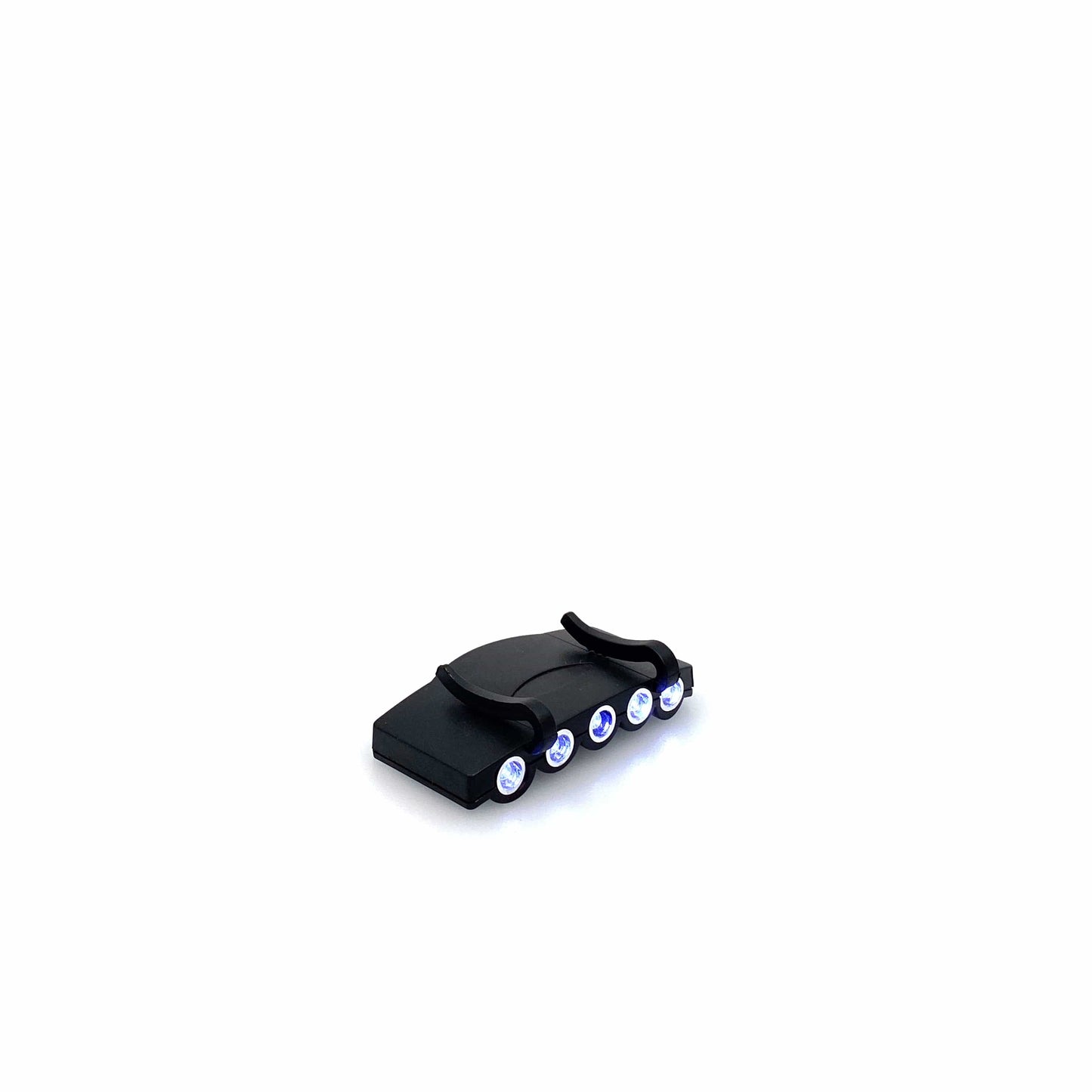 Visor Led Light 5 Led Lights 2 Clamps Black Plastic