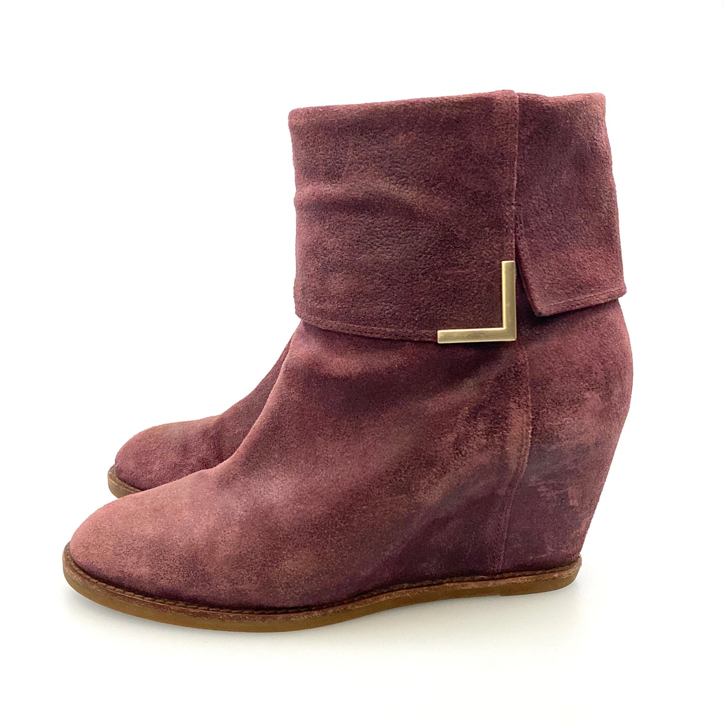 Matisse Womens "Bison" Size 6.5M Plum Purple Ankle Bootie Boots