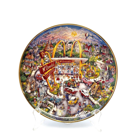 McDonalds Golden Moments Collector Plate Bill Bell The Franklin Mint