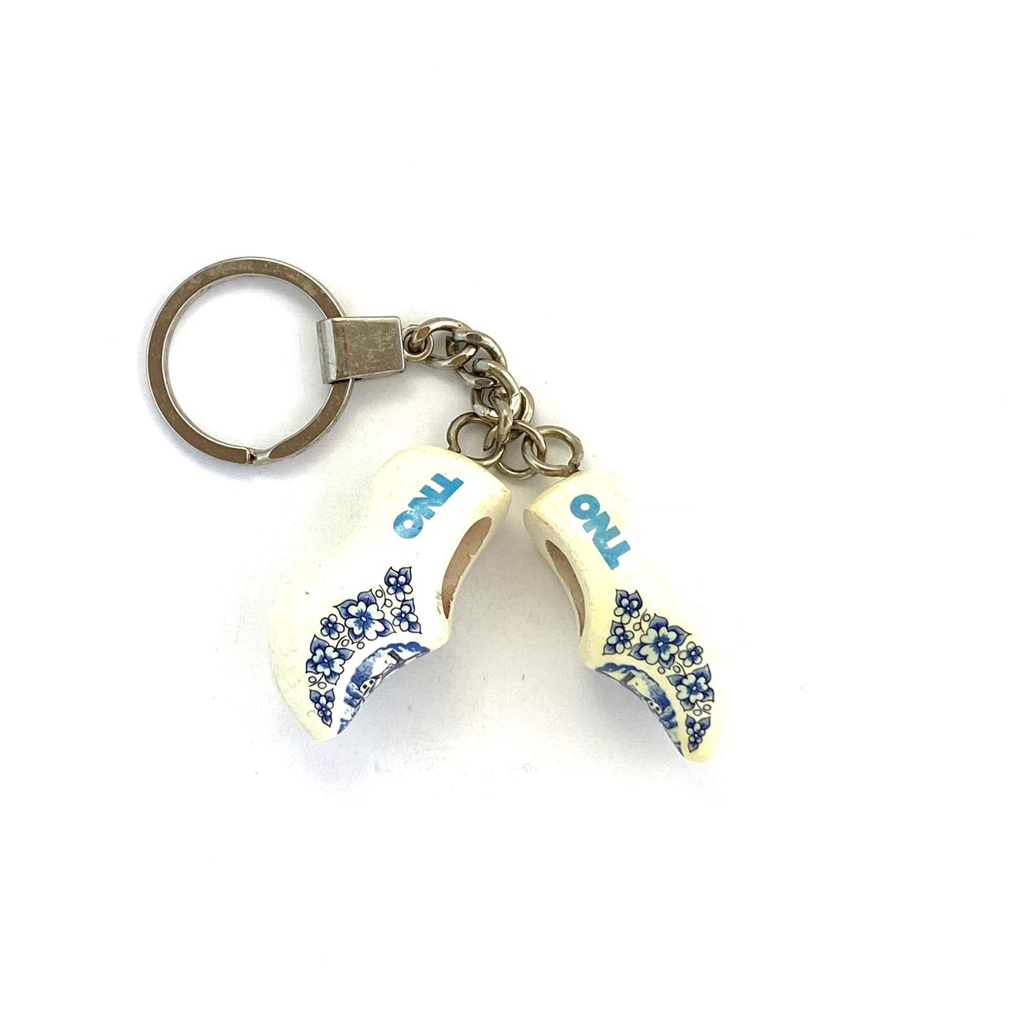 Vintage "TNO" Clog Shoes Keychain Novelty Collectible