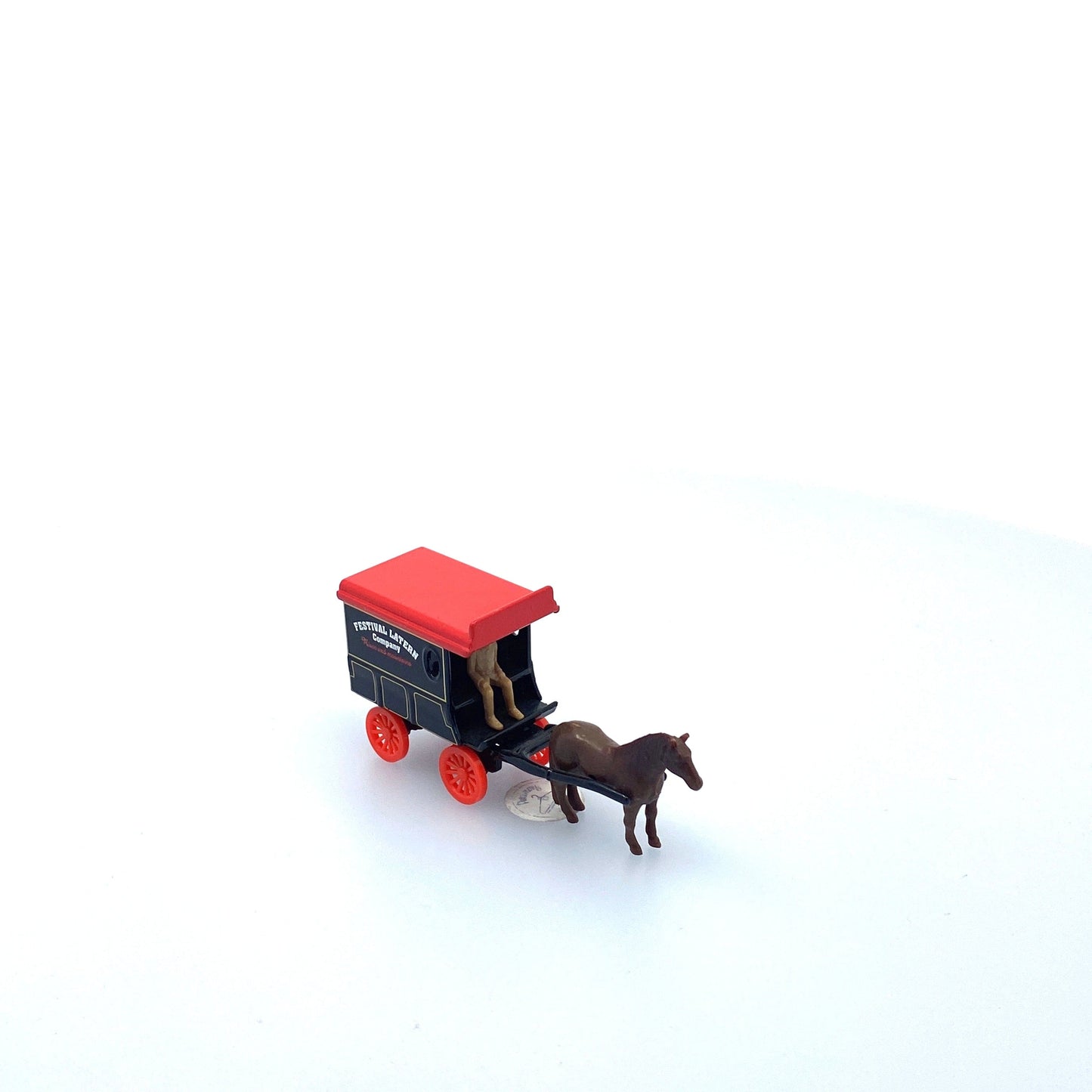 Vintage Olden Days “Festival Lantern Company” Horse-Drawn Delivery Wagon | Diecast Toy Vehicle
