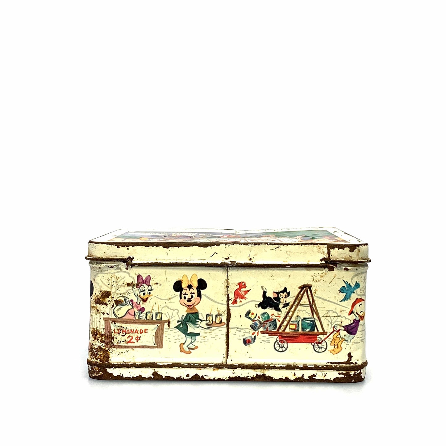 Vintage Aladdin Walt Disney’s Mickey Mouse Club Metal Lunch Box, 1963