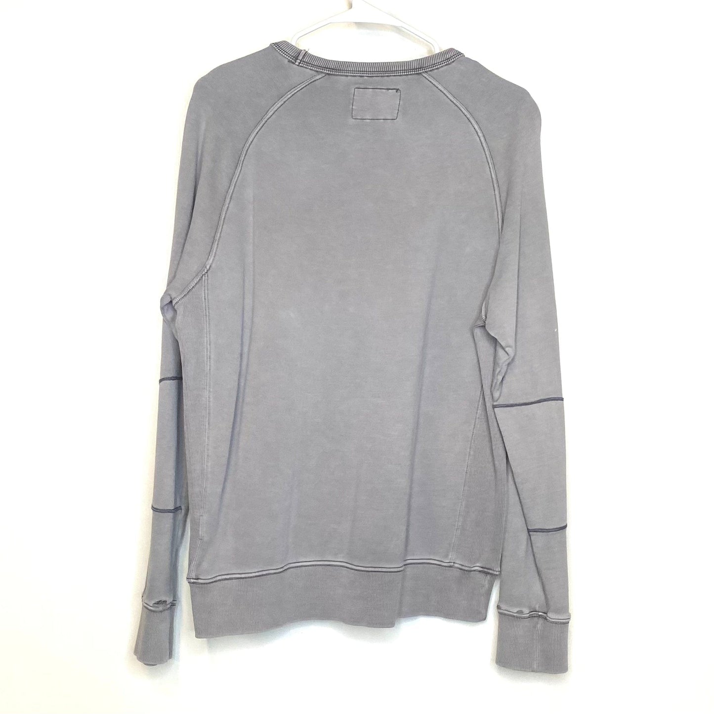 Jeremiah Men's Gray Pullover Sweatshirt - Size M - Long Sleeve Crew Neck