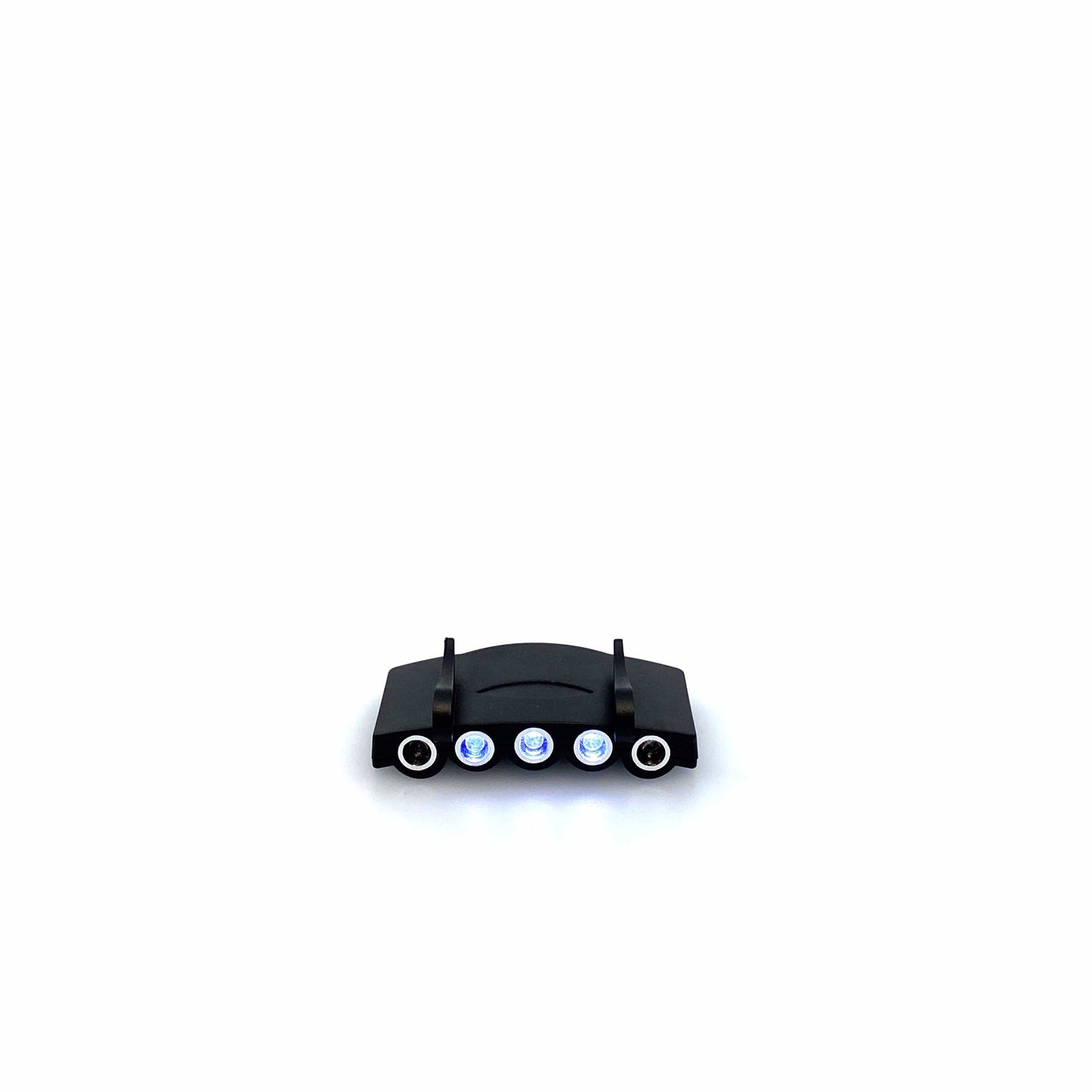 Visor Led Light 5 Led Lights 2 Clamps Black Plastic