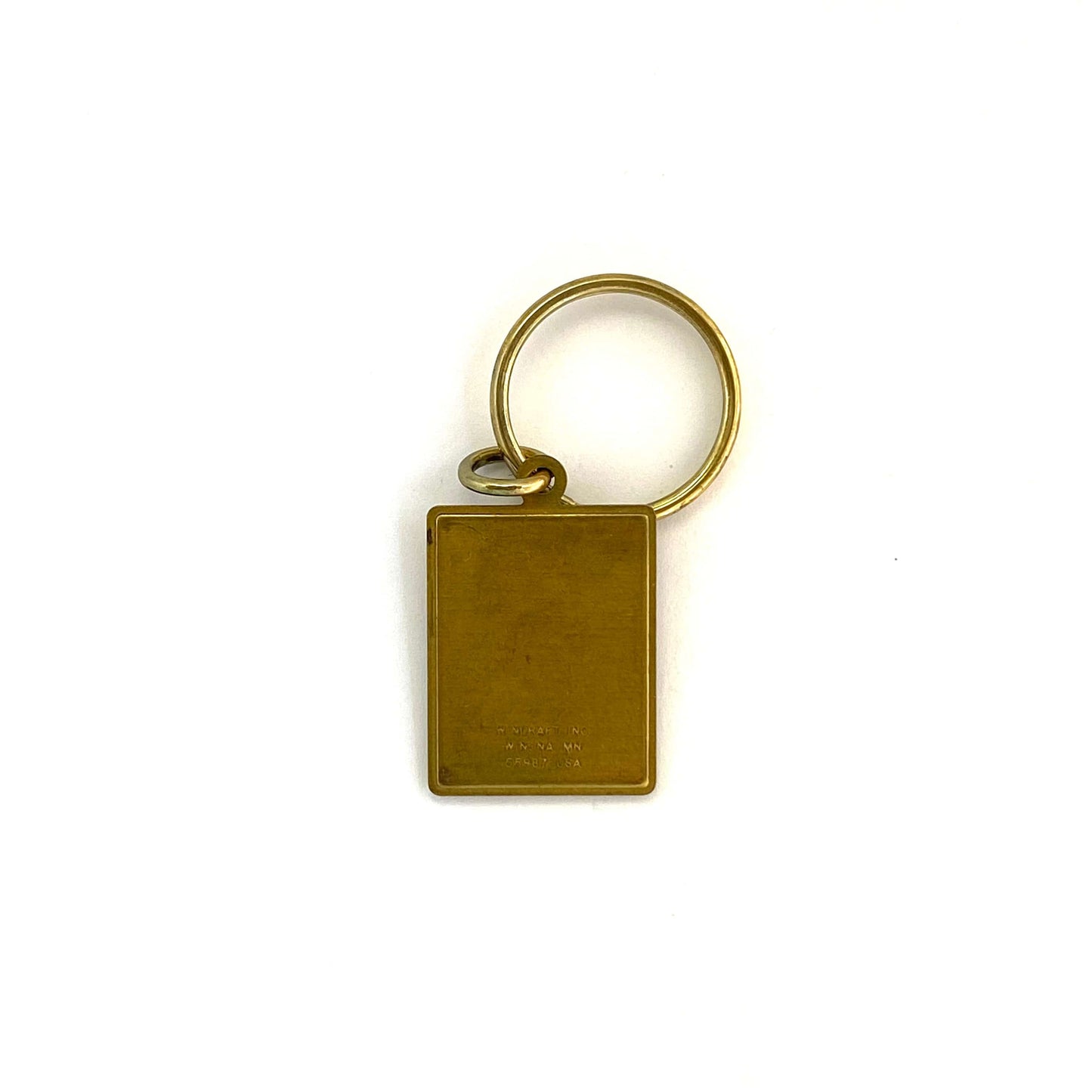 Vintage “Brickyard 400 Inaugural Race” Enamel Keychain Key Ring Souvenir