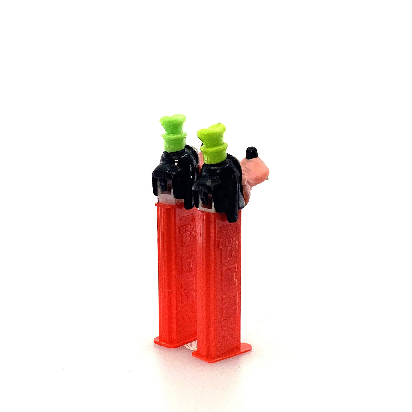 Pez Dispenser | Disney Goofy the Dog | Color: Red | (Set of 2) | Pre-Owned