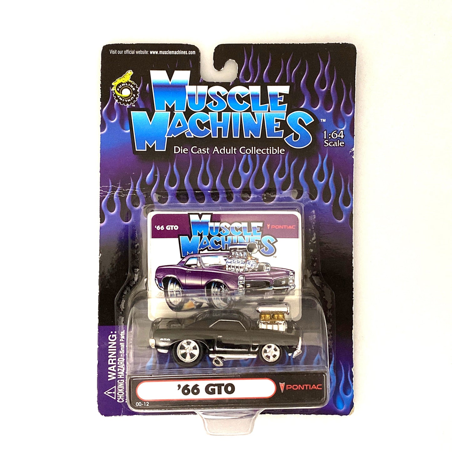 Muscle Machines GTO Diecast Car – Pristine 1:64 Scale Collectible for Car Enthusiasts – Vintage Black Model