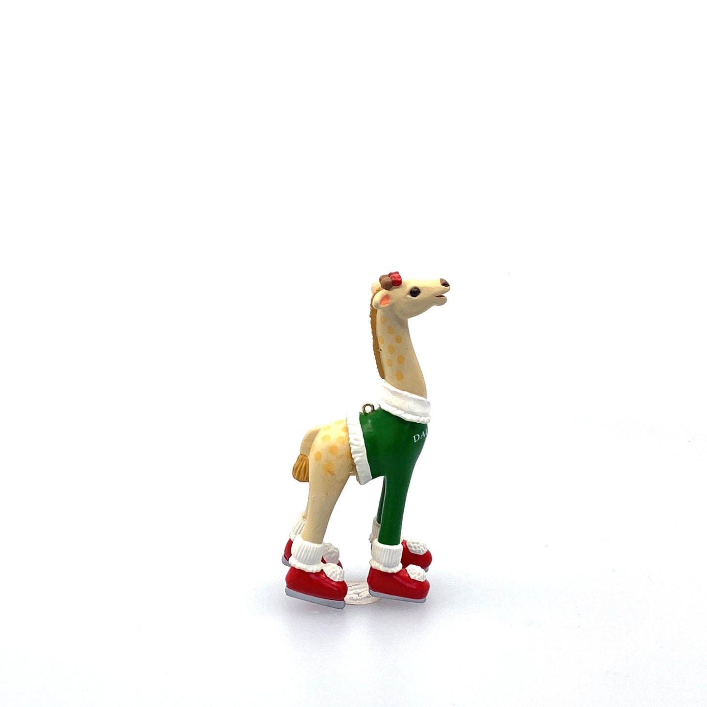Hallmark Keepsake Christmas Tree Holiday Ornament Skating Giraffe “Daughter” 1993