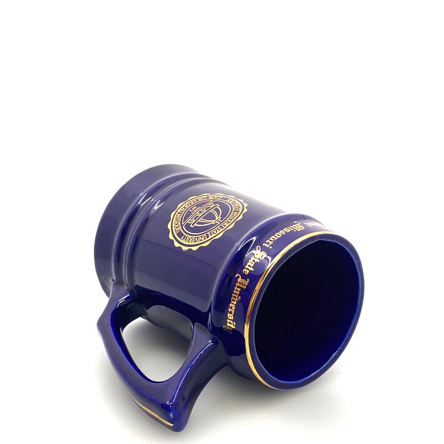 Southeast Missouri State University Gold Blue Ceramic Coffee Cup Stein 20oz