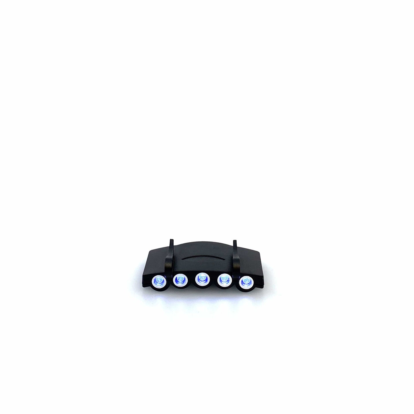 Visor Led Light 5 Led Lights 2 Clamps Black Plastic