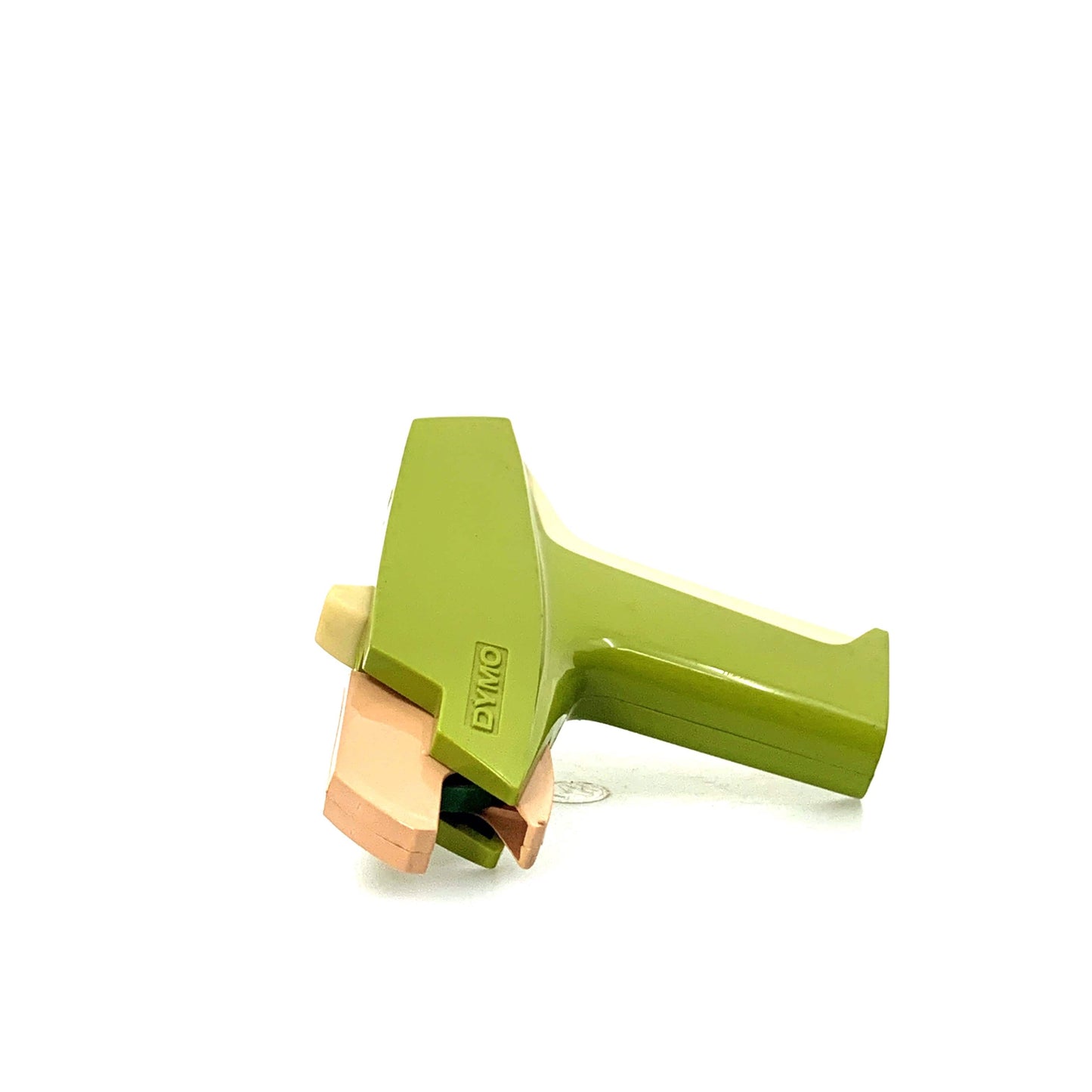 Vintage DYMO 1800 Label Maker 3/8” 1/4” Tape Avocado Green Plastic