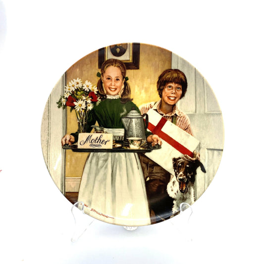 Vintage Knowles “Mothers Day” RARE Don Spaulding Collector Plate 1983