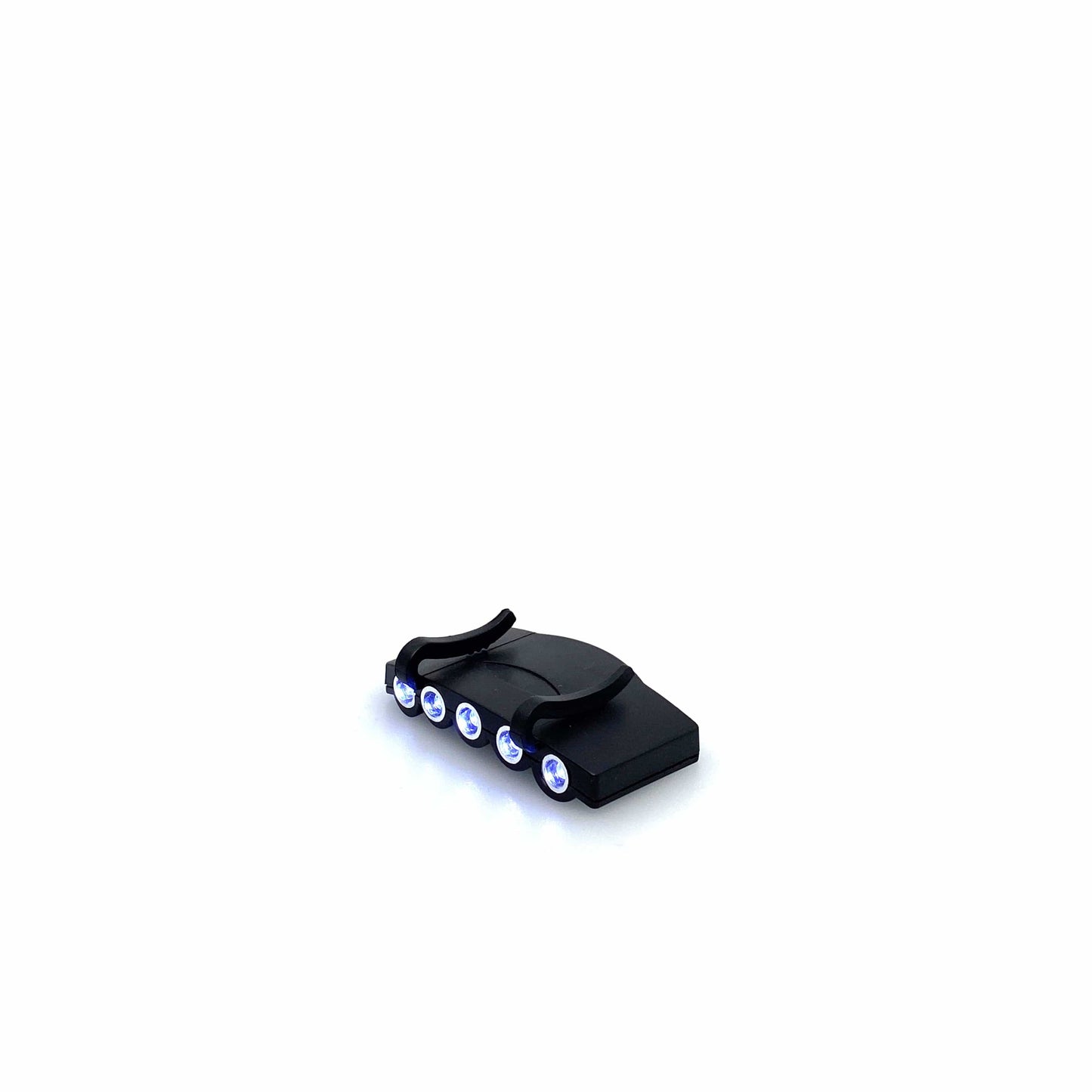 Visor Led Light 5 Led Lights 2 Clamps Black Plastic