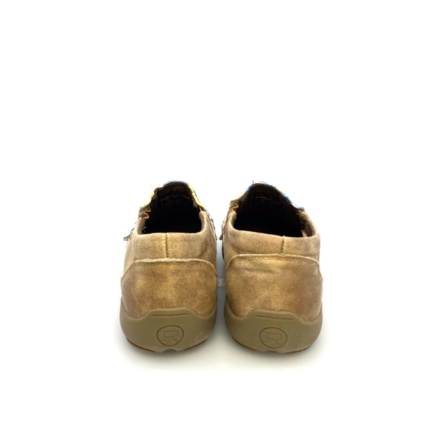 ROPER Womens Size 8 Beige Johnnie Driving Style Loafer