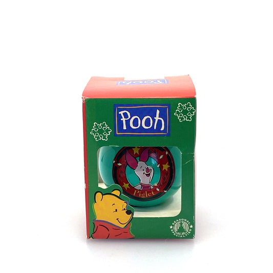 Seasonal Specialties Winnie the Pooh Piglet Holiday Ornament Green Ball