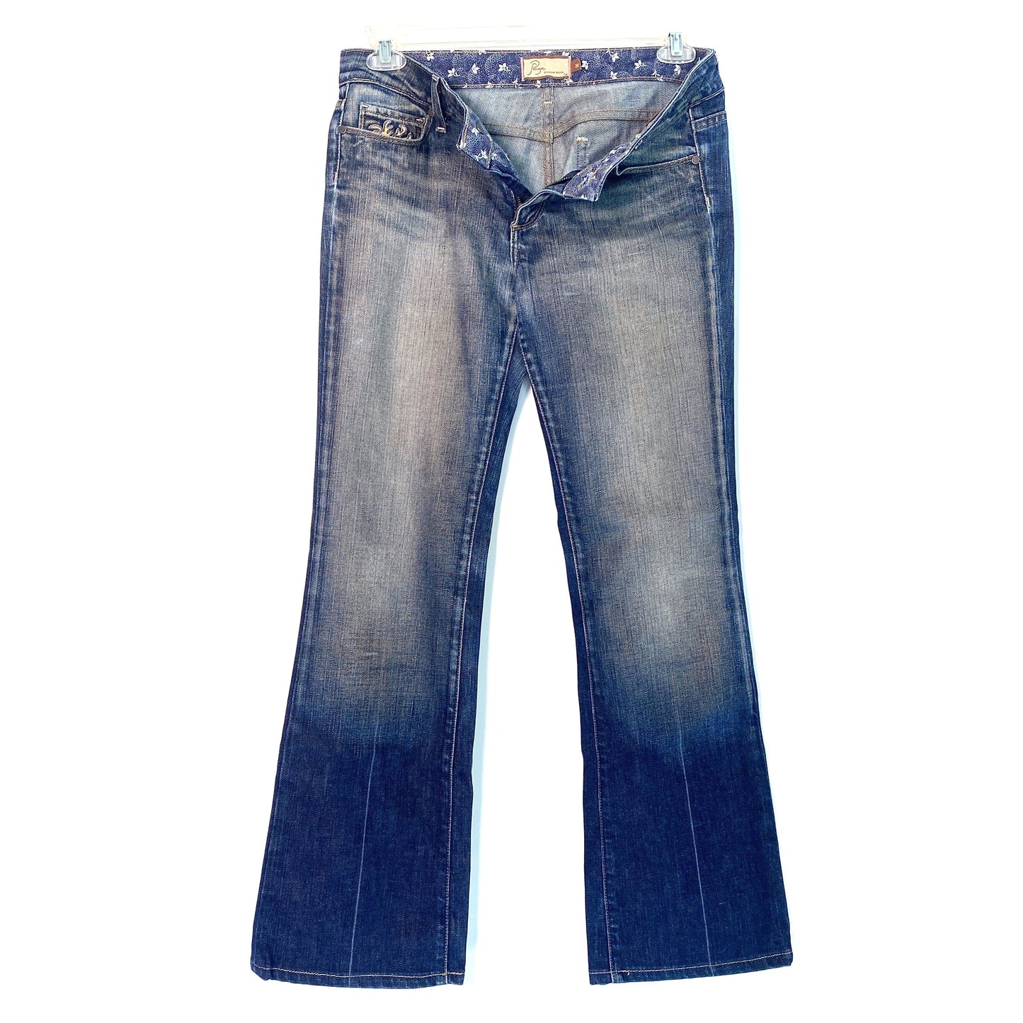 Paige Women's Benedict Canyon Denim Jeans - Blue - Size 30 - Embroidered