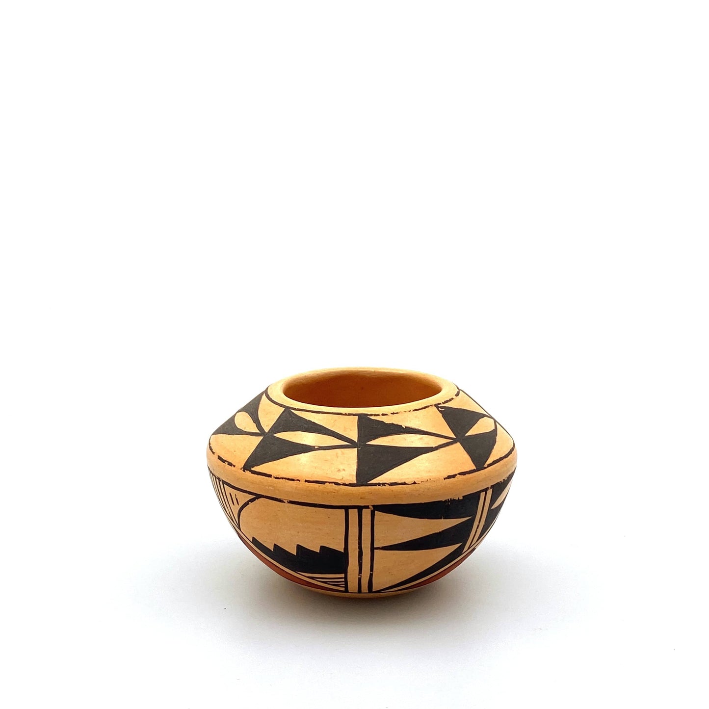 Native American Hopi Painted Polychrome Pottery Bowl