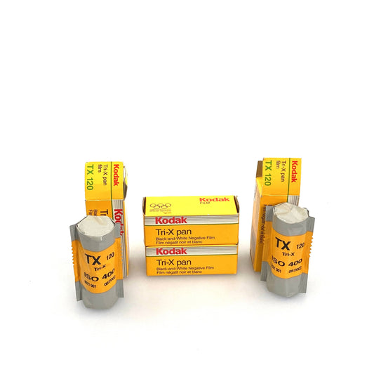 Kodak Tri-X Pan TX 120 B&W Negative Film ISO 400 35mm, Lot of 4