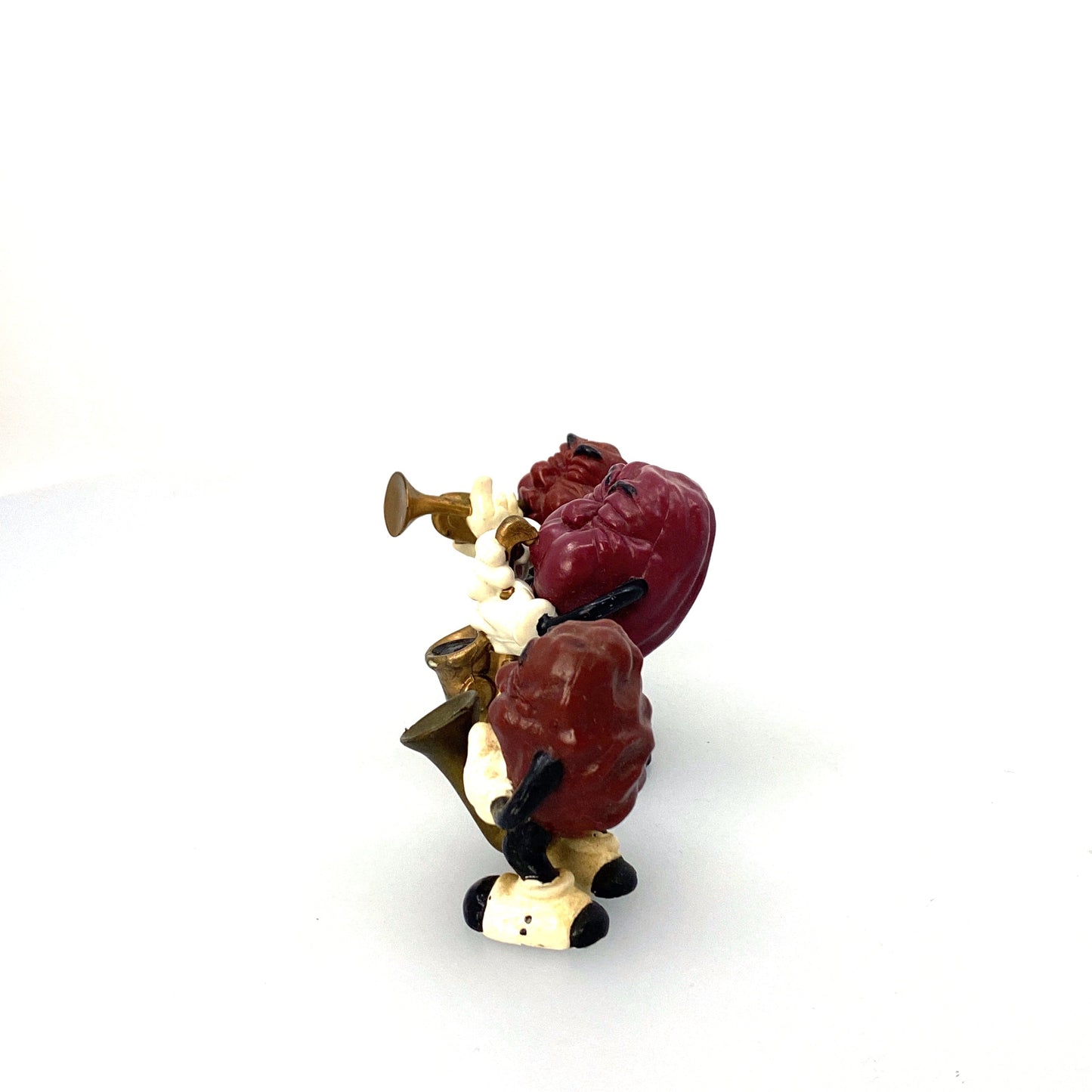 Vintage California Raisins Collectible Figurines - (3) Musicians