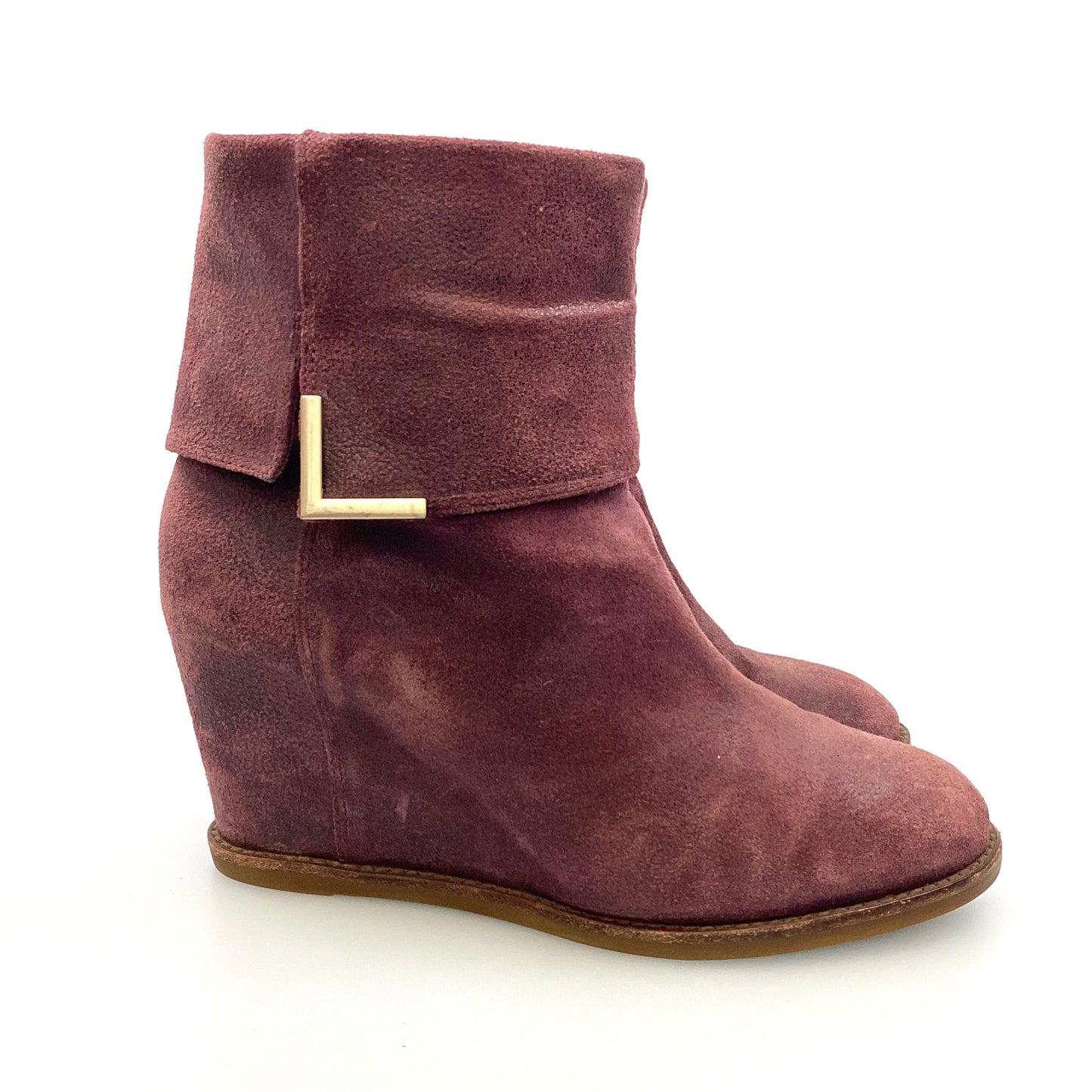 Matisse Womens "Bison" Size 6.5M Plum Purple Ankle Bootie Boots