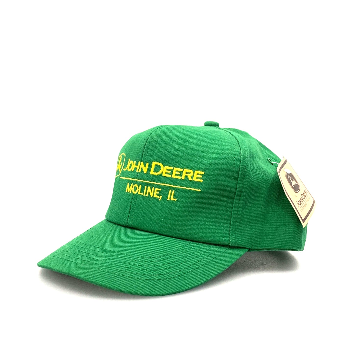 John Deere Moline, IL Trucker Hat SnapBack OS Green Baseball Cap