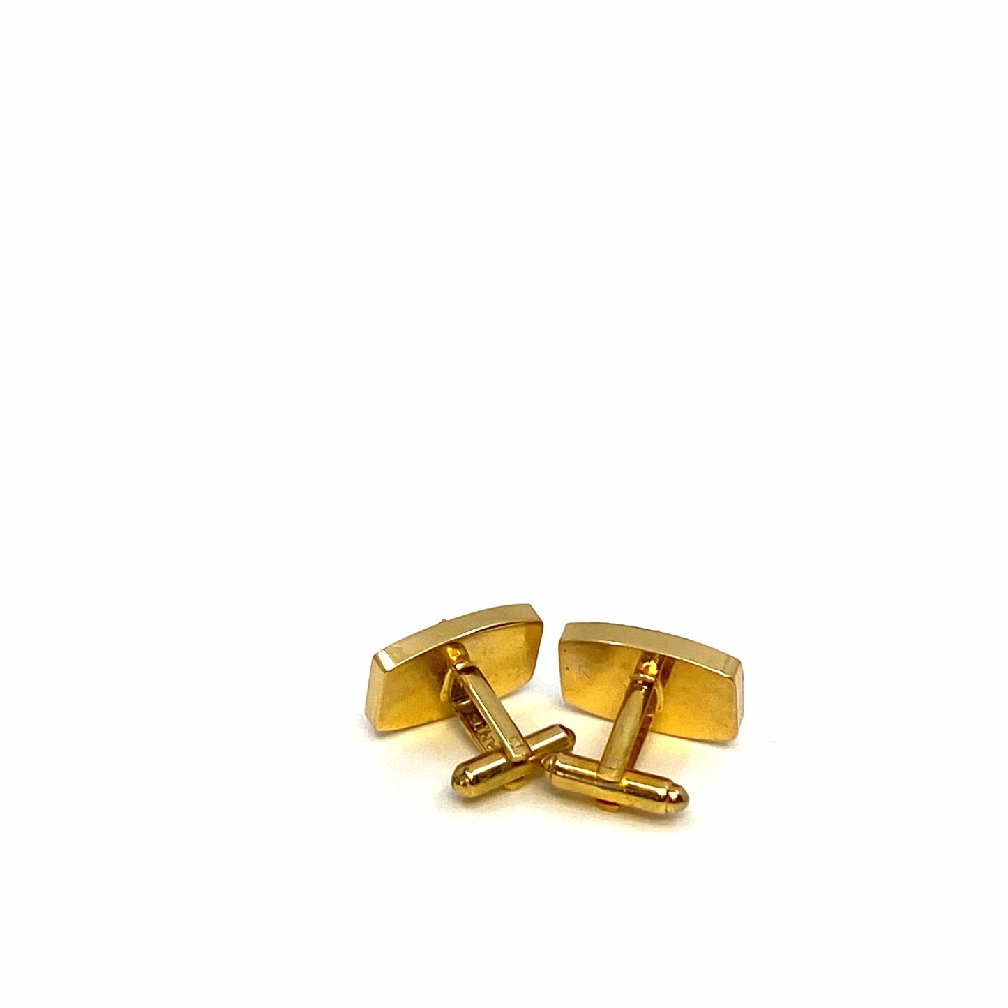 Vintage Mens Cufflinks Ducks in Flight Gold/Silver