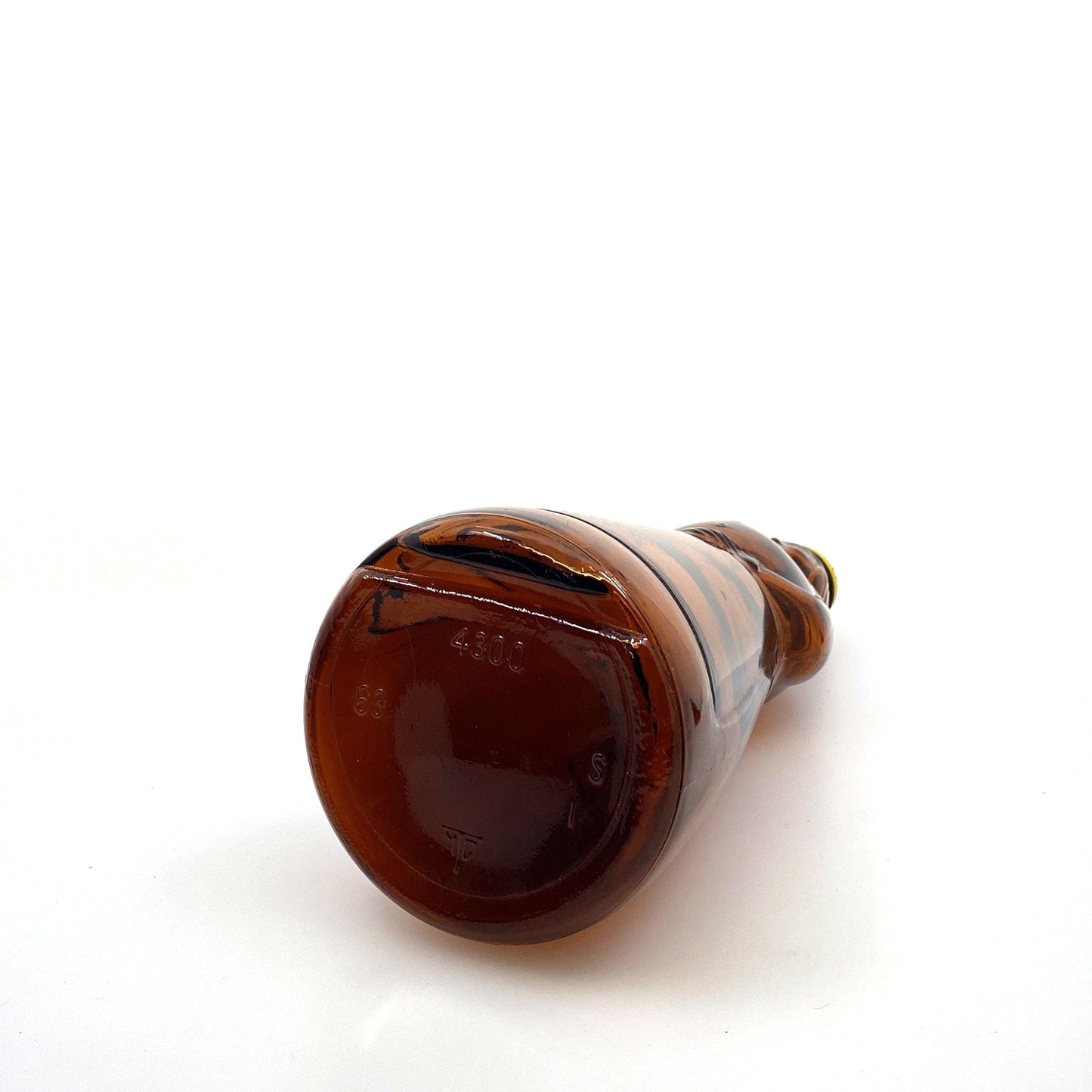 Vintage Mrs. Butterworths Syrup Glass Brown Bottle 36oz Lid
