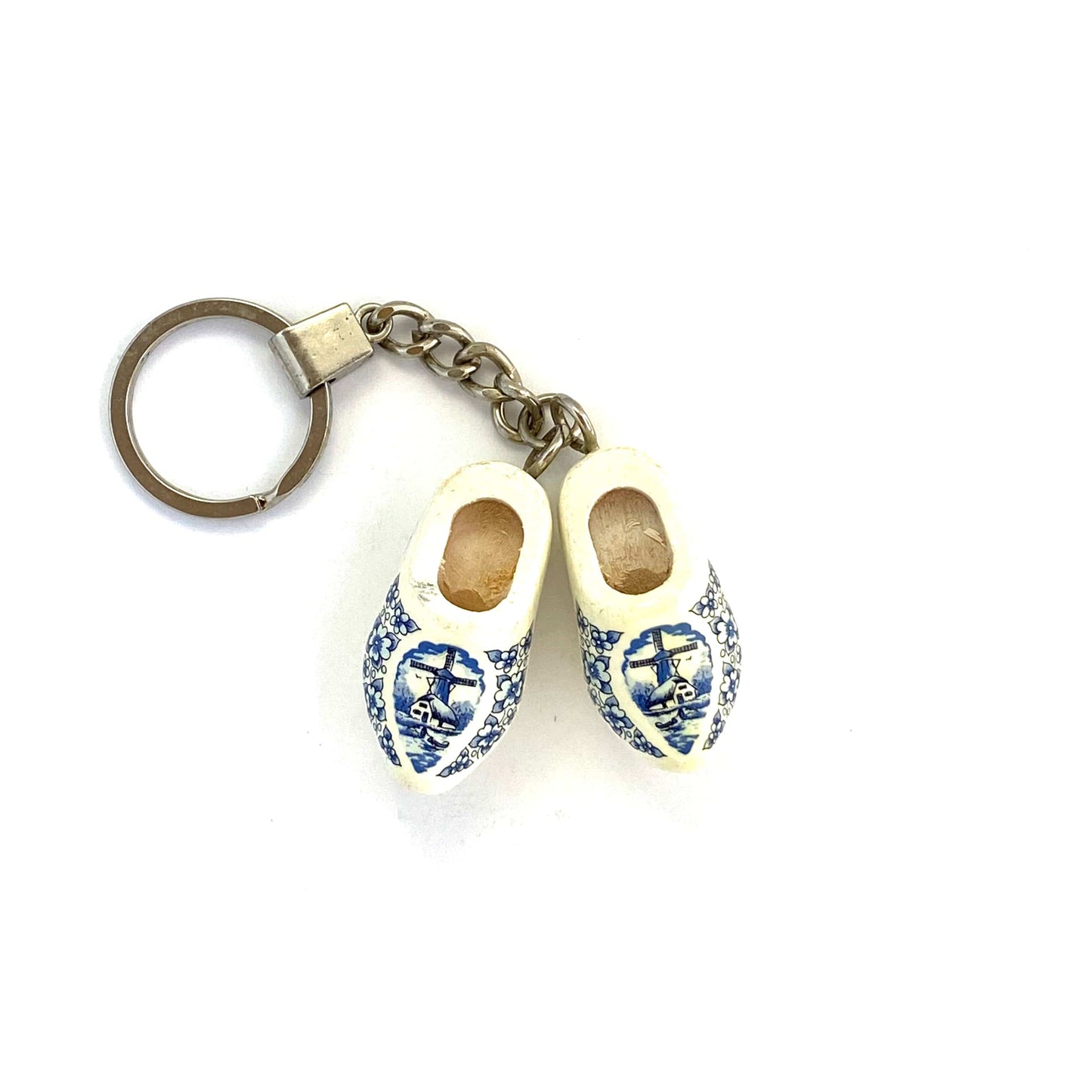 Vintage "TNO" Clog Shoes Keychain Novelty Collectible