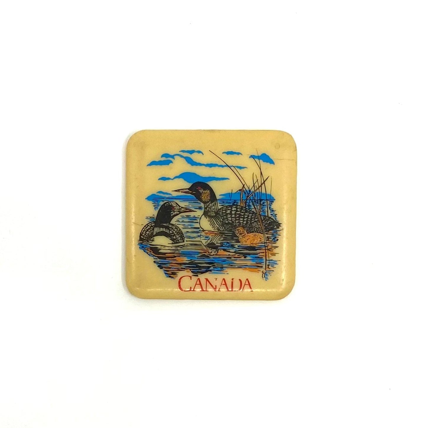 Vintage Canada Refrigerator Magnet featuring Canadian Geese Graphic