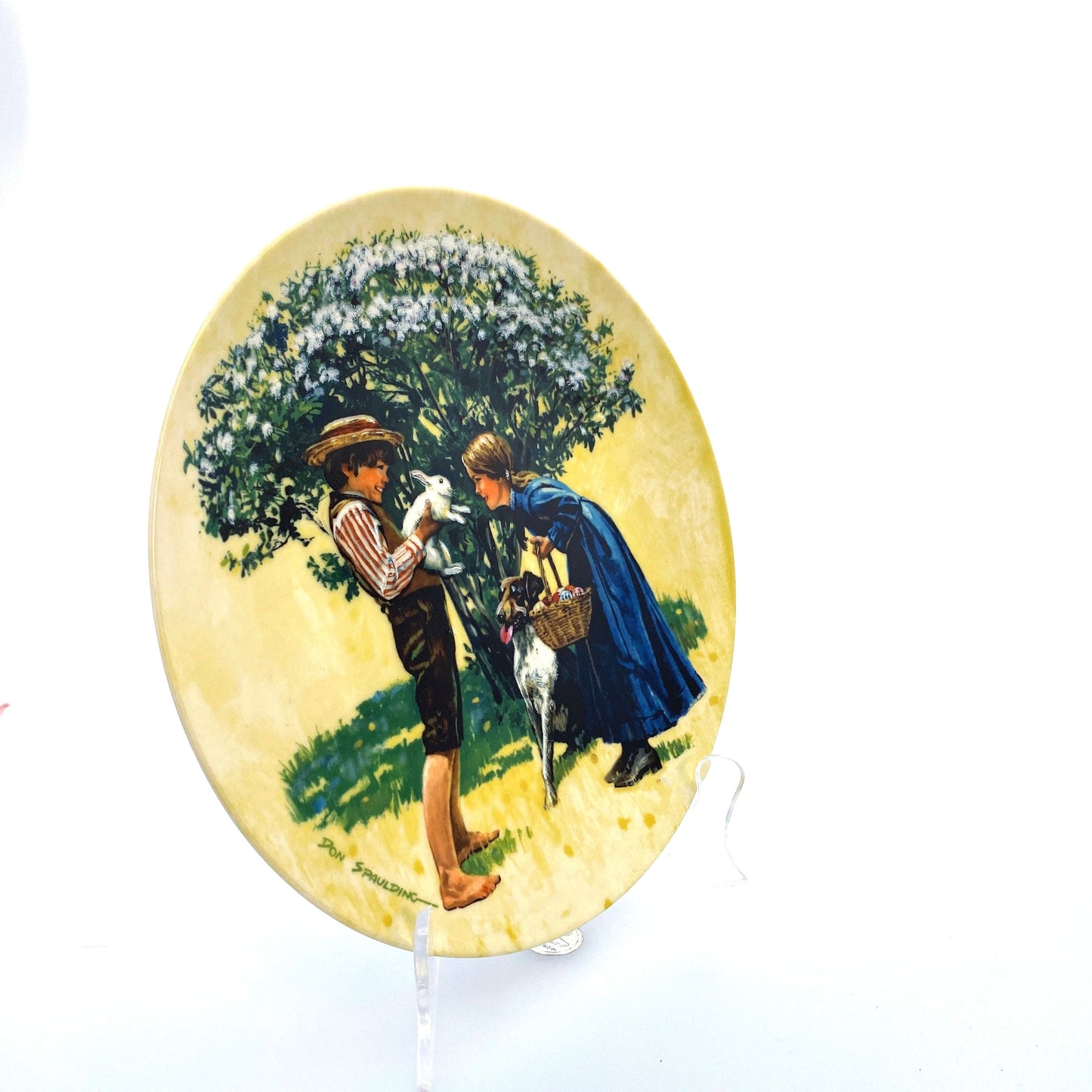 Vintage Knowles “Easter” RARE Don Spaulding Collector Plate 1980