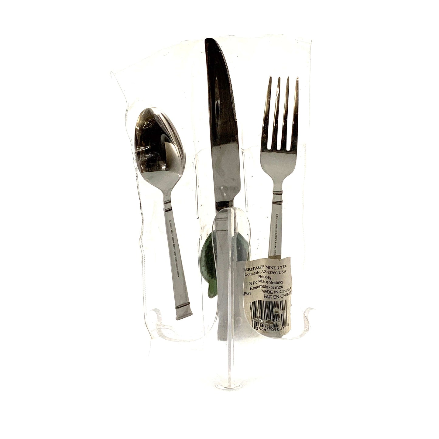 Heritage Mint Bentley 3 Pc Place Setting Ensemble