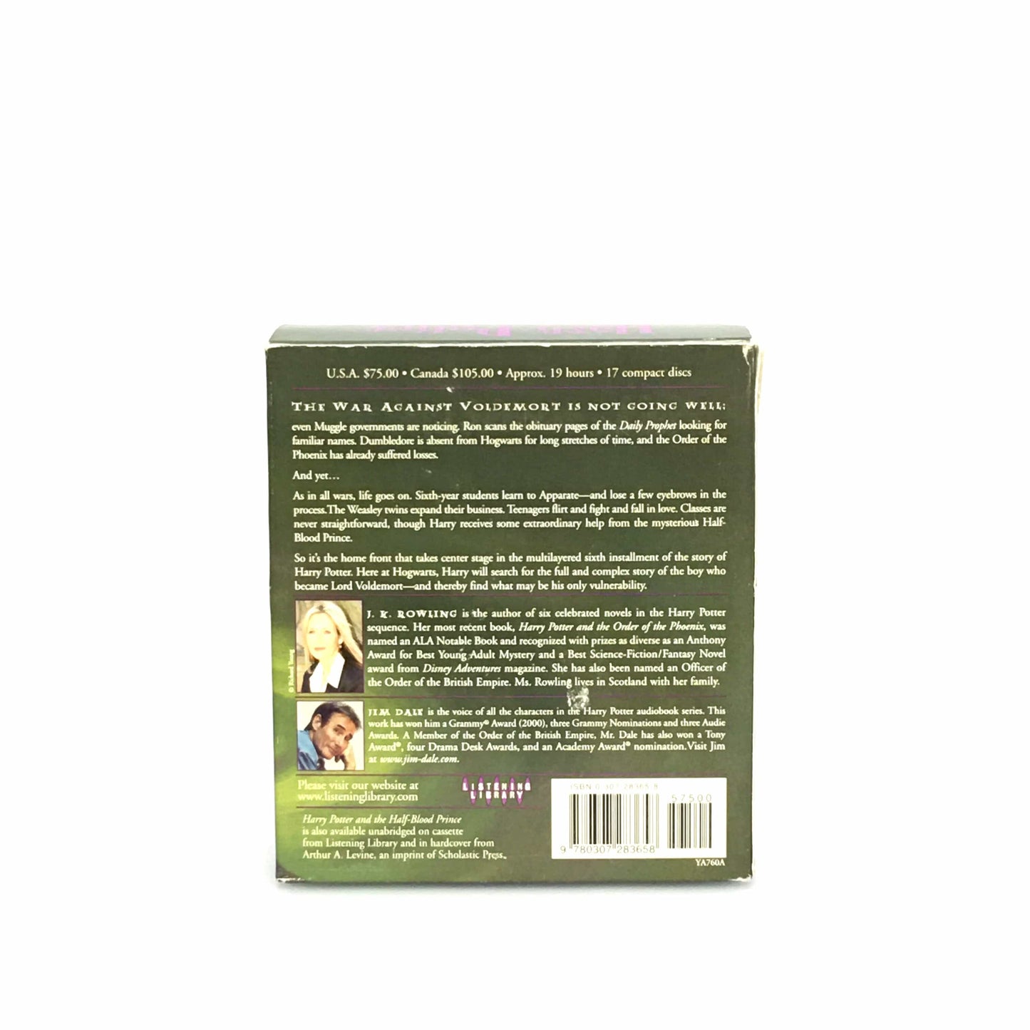 Harry Potter And The Half-Blood Prince Audio CD 17 Discs J. K. Rowling