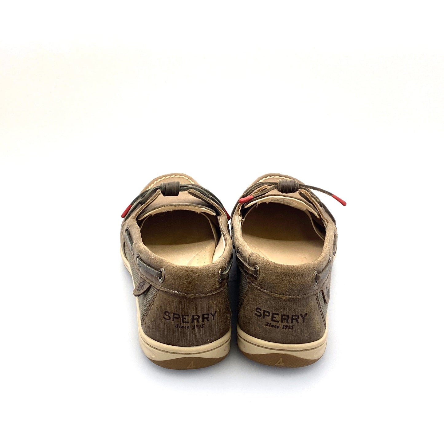 Sperry Top-Sider Womens “ANGELFISH BROWN SPARKLE” Size 8M Two-Tone Boat Shoes Sneakers