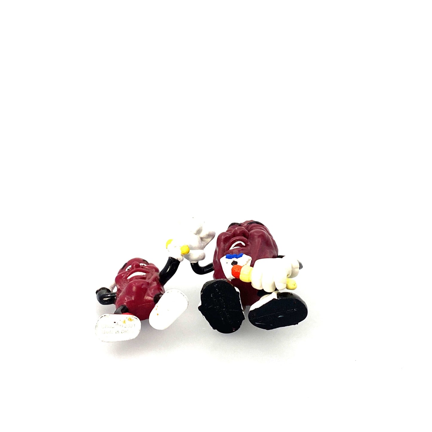 Vintage California Raisins Collectible Figurines - (2) Singers