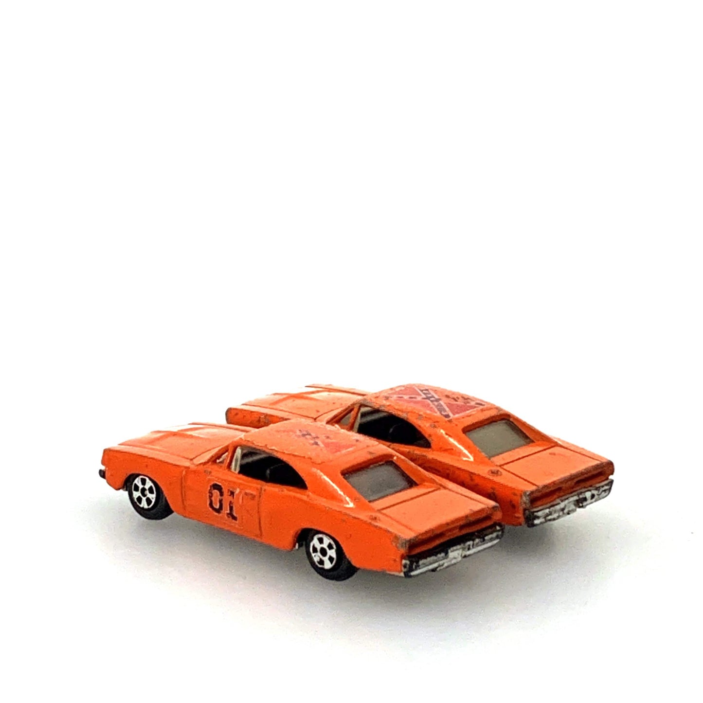 The Dukes of Hazzard General Replica Model Toy Car (2) 1981 ERTL 1:64 Diecast Lot ‘D’
