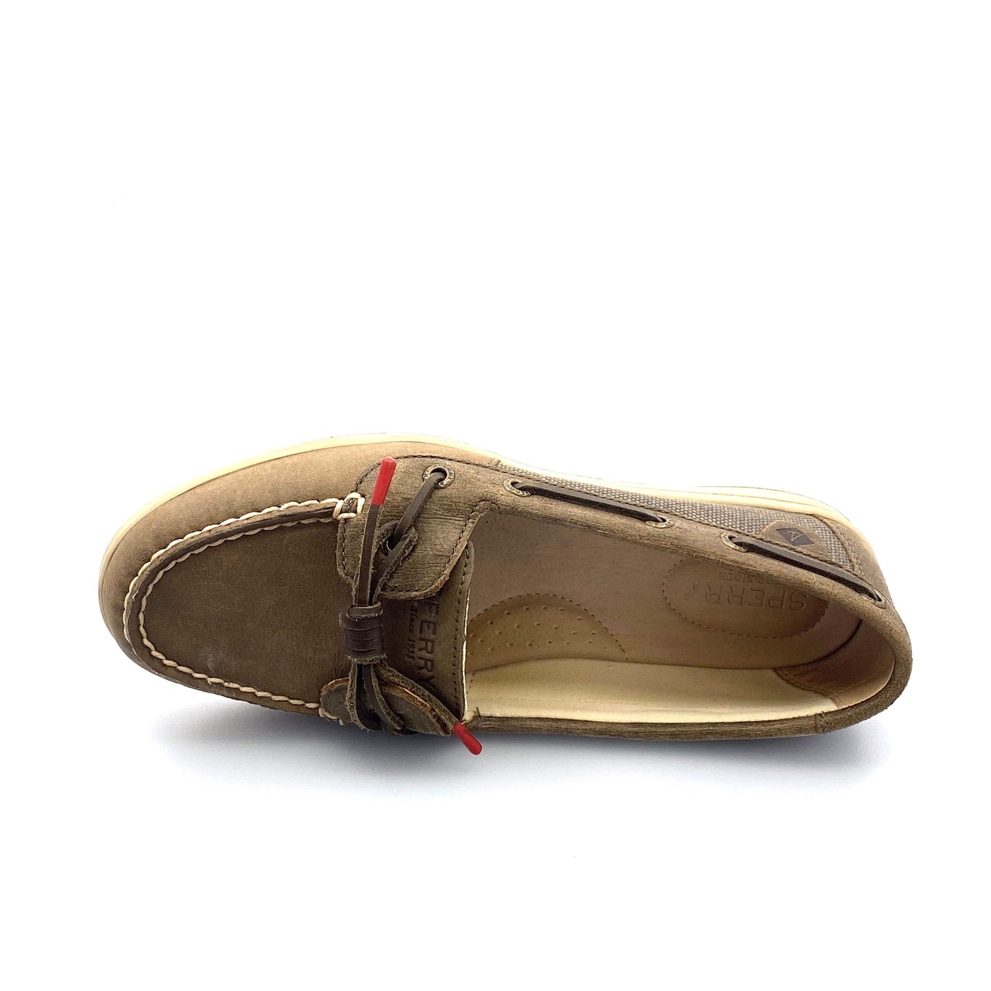 Sperry Top-Sider Womens “ANGELFISH BROWN SPARKLE” Size 8M Two-Tone Boat Shoes Sneakers