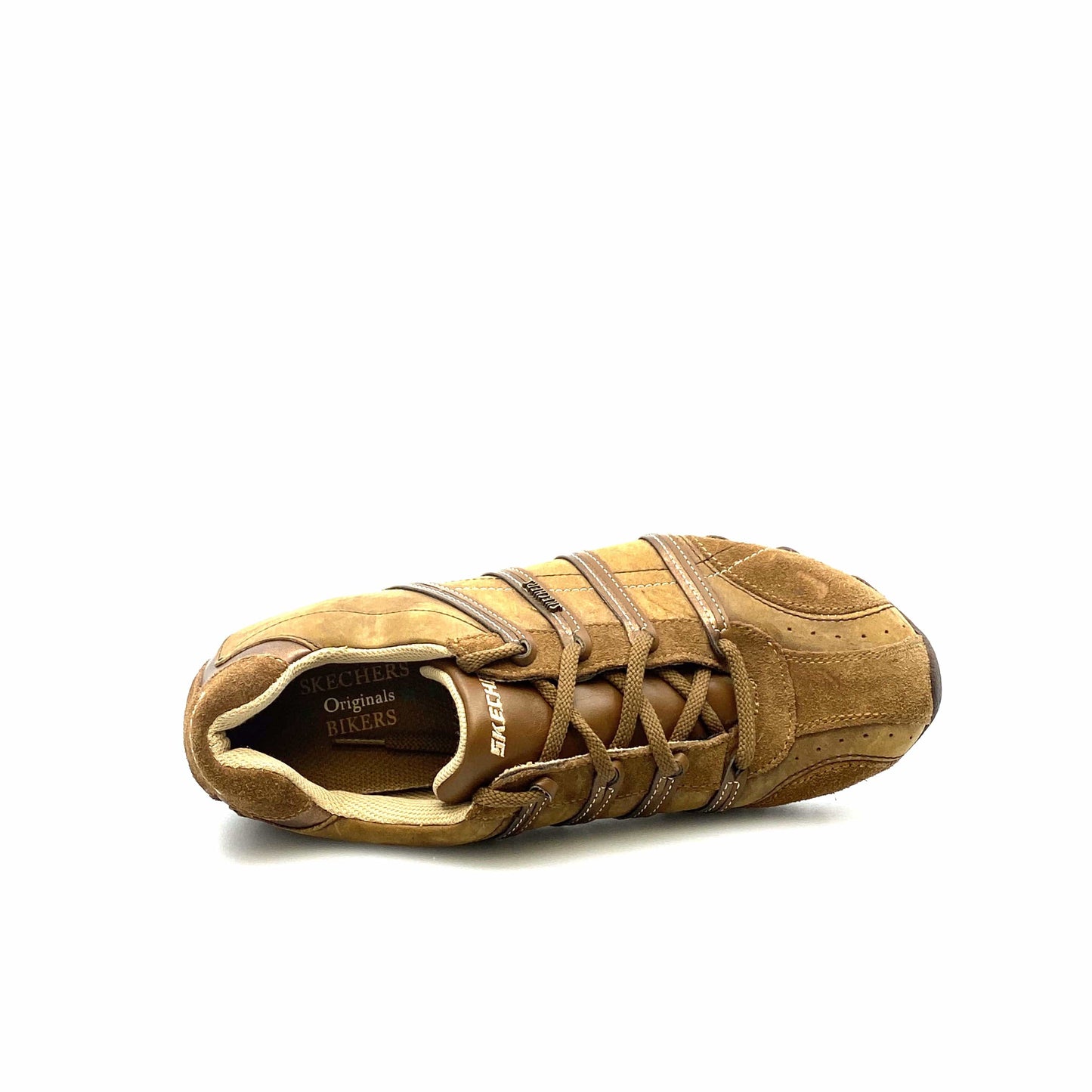 Skechers Womens Size 8 Brown Leather Lace Up Casual Shoes