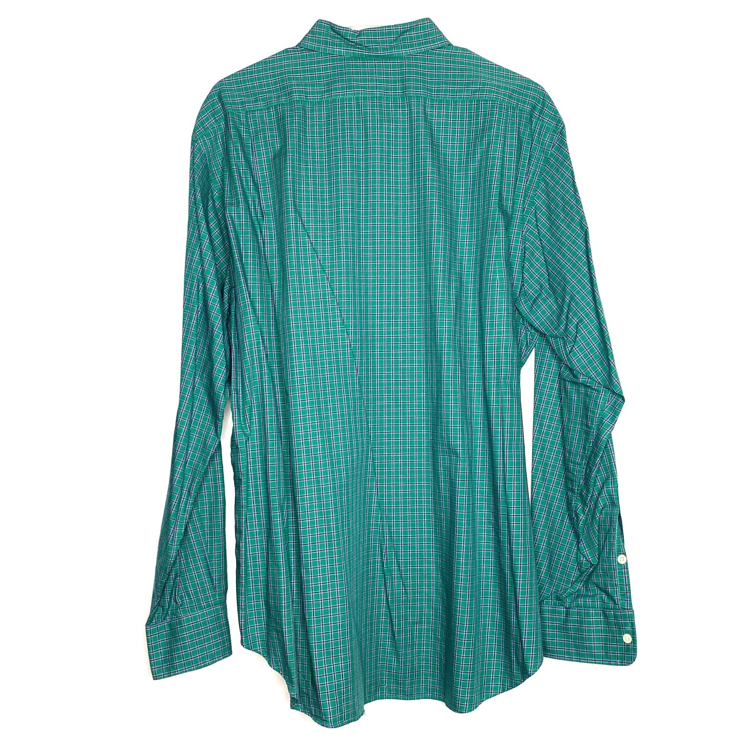 Polo by Ralph Lauren Men's Dress Shirt - Size XL - Green/Purple Plaid - Philip Sport
