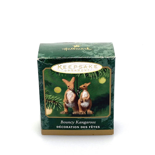 Hallmark Keepsake Bouncy Kangaroos Ornament Miniature Christmas Tree Holiday