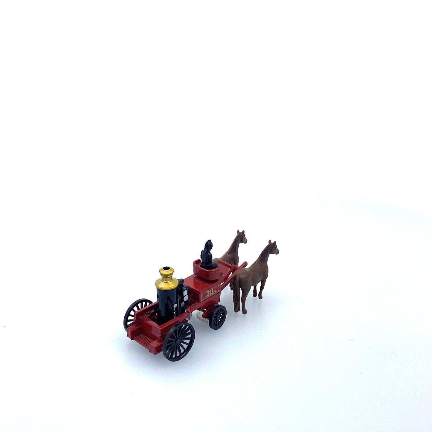 Vintage Olden Days “No 1 Fire Dept” Horse-Drawn Fire engine | Diecast Toy Vehicle