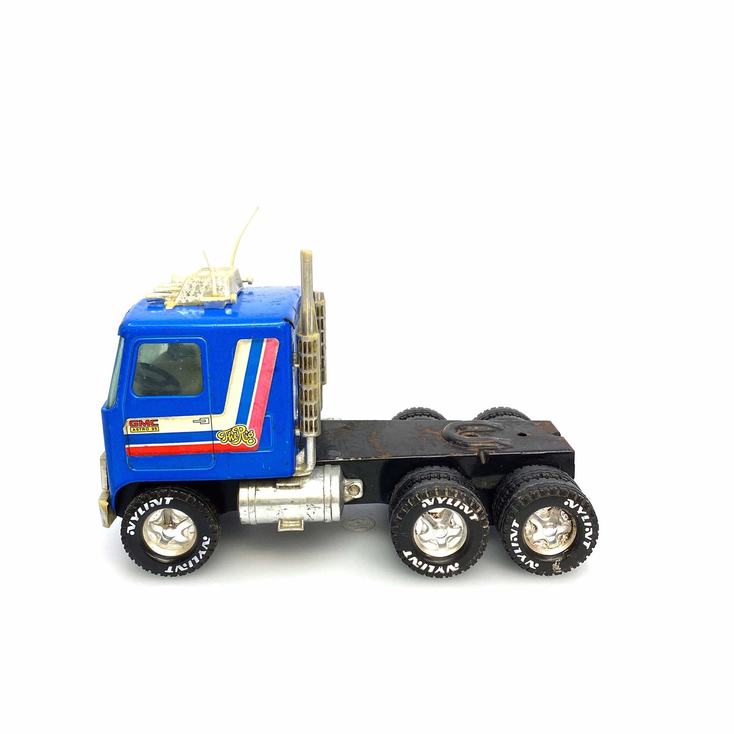 Vintage Nylint GMC Cab over Astro Tractor Trailer 18 Wheeler "The Rig" Semi Truck 22"