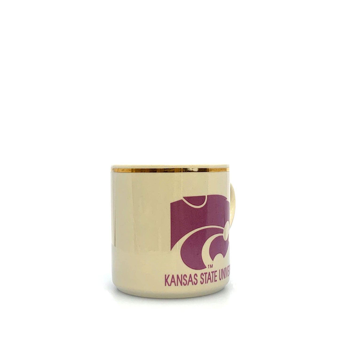 Kansas State University Ceramic Coffee Cup Mug Purple Wildcats Logo 12 Fl Oz