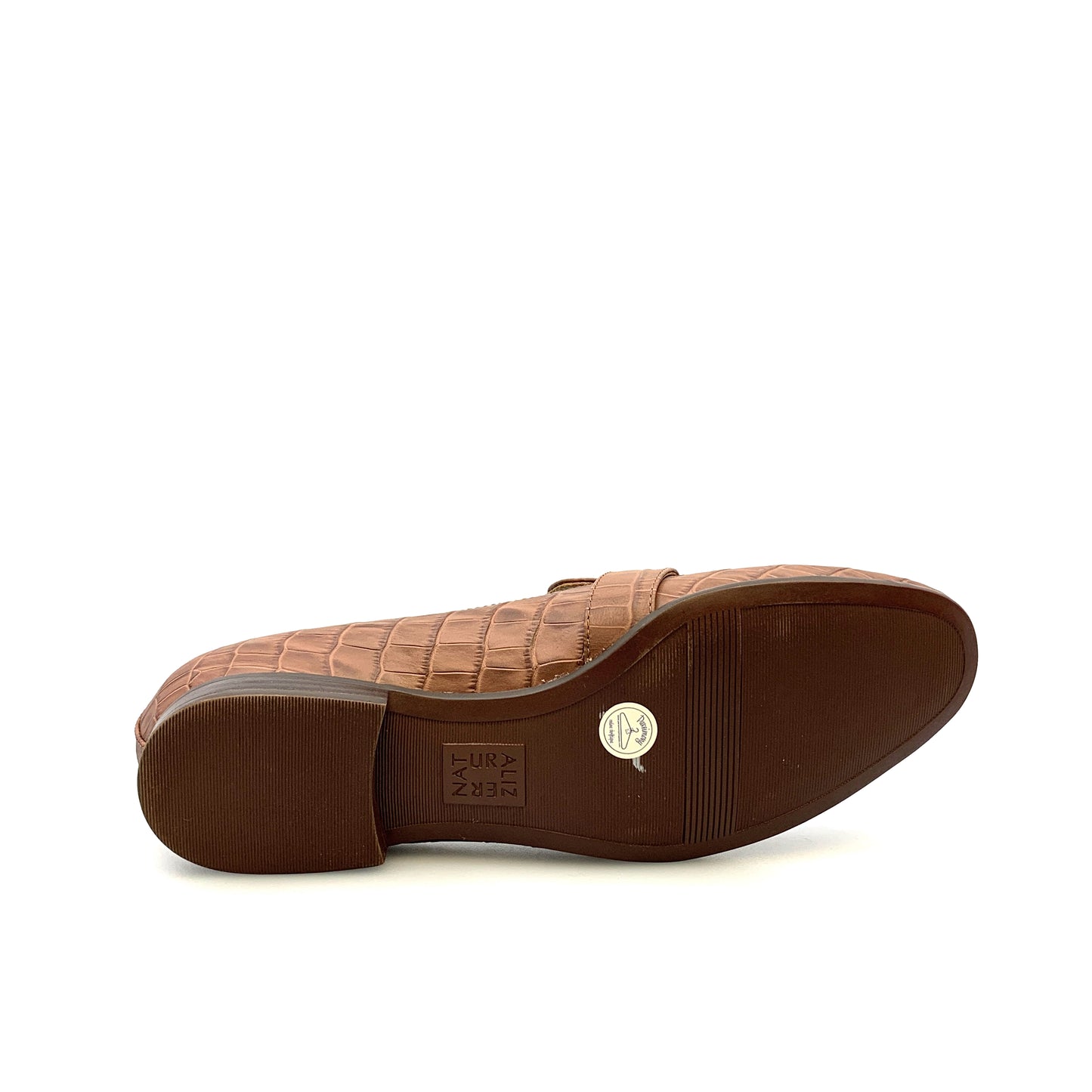 Naturalizer Womens Janie Slip-ons Loafer Size 11M Brown Cocoa Crocco