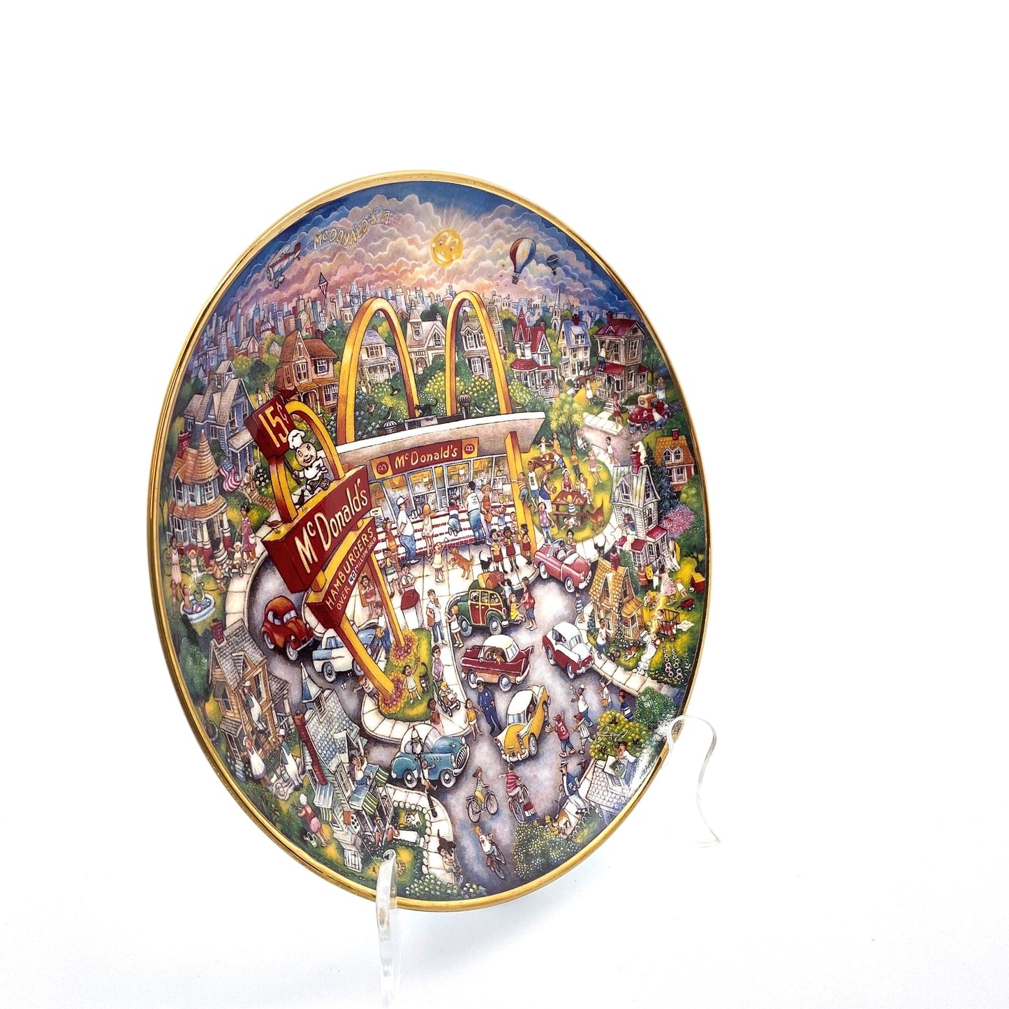 McDonalds Golden Moments Collector Plate Bill Bell The Franklin Mint